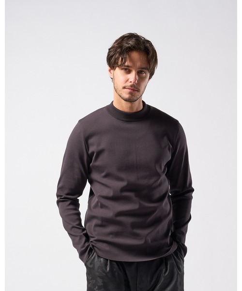 wjk（ダヴルジェイケイ）の「ct surf mock L/S（Tシャツ/カットソー・メンズ・ホワイト/サンドベージュ/ネイビー/ブラック/レッド/ダークグレー・SMALL/MEDIUM/LARGE/X-LARGE）」の3枚目の写真