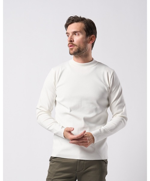 wjk（ダヴルジェイケイ）の「ct surf mock L/S（Tシャツ/カットソー・メンズ・ホワイト/サンドベージュ/ネイビー/ブラック/レッド/ダークグレー・SMALL/MEDIUM/LARGE/X-LARGE）」の16枚目の写真