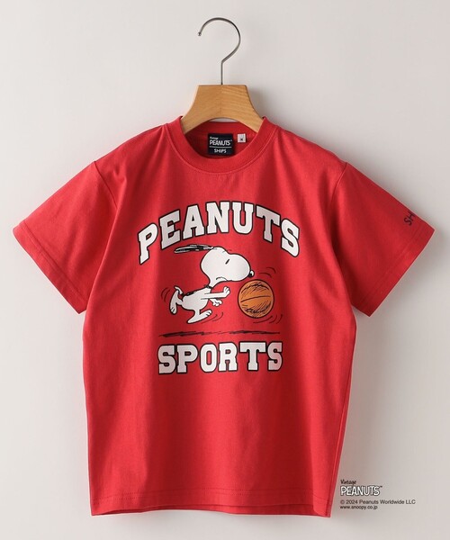【セール】SHIPS KIDS:125～155cm / スヌーピー スポーツ 半袖 TEE（Tシャツ/カットソー）｜SHIPS（シップス）