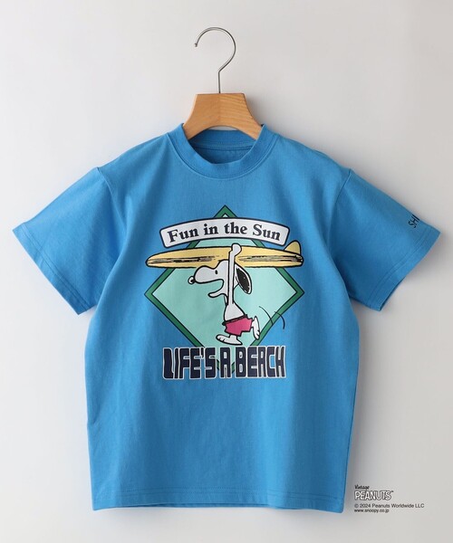 SHIPS（シップス）の「SHIPS KIDS:125～155cm / スヌーピー スポーツ 半袖 TEE（Tシャツ/カットソー・キッズ・オフホワイト/ブルー/グリーン/レッド・LARGE/X-LARGE/XX-LARGE）」の3枚目の写真