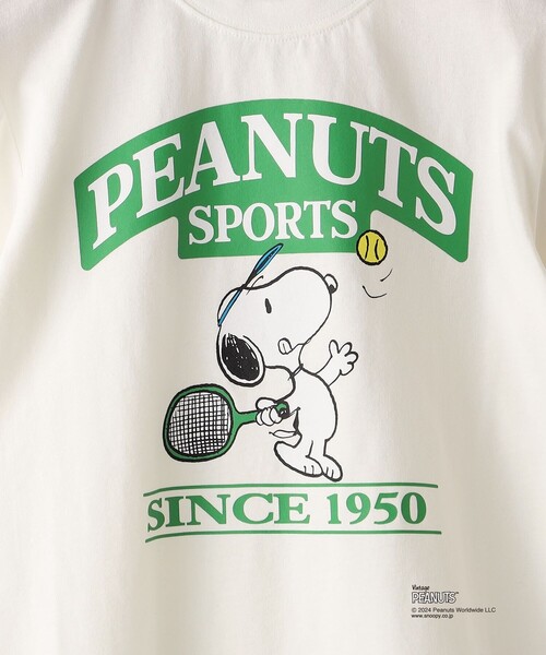 SHIPS（シップス）の「SHIPS KIDS:125～155cm / スヌーピー スポーツ 半袖 TEE（Tシャツ/カットソー・キッズ・オフホワイト/ブルー/グリーン/レッド・LARGE/X-LARGE/XX-LARGE）」の9枚目の写真