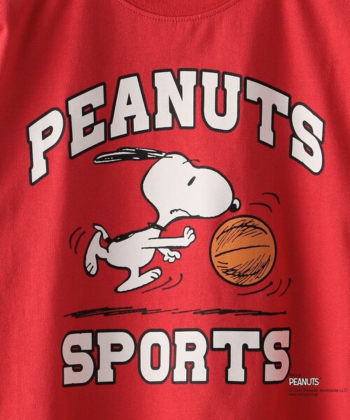 SHIPS（シップス）の「SHIPS KIDS:125～155cm / スヌーピー スポーツ 半袖 TEE（Tシャツ/カットソー・キッズ・オフホワイト/ブルー/グリーン/レッド・LARGE/X-LARGE/XX-LARGE）」の10枚目の写真