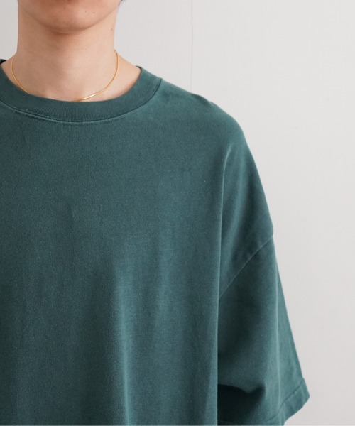 EVCON(エビコン)の「EVCON PIGMENT WIDE S/S T-SHIRT(Tシャツ/カットソー・メンズ・ライトグレー/グリーン/イエロー/ネイビー・1/2)」の15枚目の写真