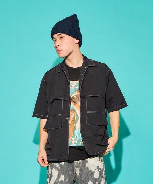 COMMON EDUCATION(コモンエデュケーション)の「HALF SLEEVE NEO FOLK SHIRT(シャツ/ブラウス・メンズ・ブラック/オフホワイト/ロイヤルブルー・LARGE/X-LARGE/MEDIUM)」の13枚目の写真