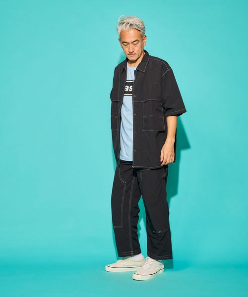 COMMON EDUCATION(コモンエデュケーション)の「HALF SLEEVE NEO FOLK SHIRT(シャツ/ブラウス・メンズ・ブラック/オフホワイト/ロイヤルブルー・LARGE/X-LARGE/MEDIUM)」の10枚目の写真