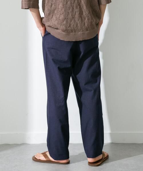 URBAN RESEARCH Sonny Label(アーバンリサーチサニーレーベル)の「リサイクルポリエステルニットポロシャツ(ニット/セーター・メンズ・ネイビー/ブルー系その他/ベージュ系その他・MEDIUM/LARGE)」の18枚目の写真
