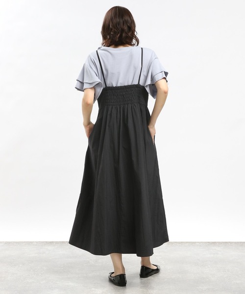 GLOBAL WORK Smile Seed Store（グローバルワーク スマイルシードストア）の「撥水UVライトキャミワンピース/100831（ワンピース・レディース・アイボリー/ブラック・LARGE/SMALL/MEDIUM/X-LARGE）」の8枚目の写真