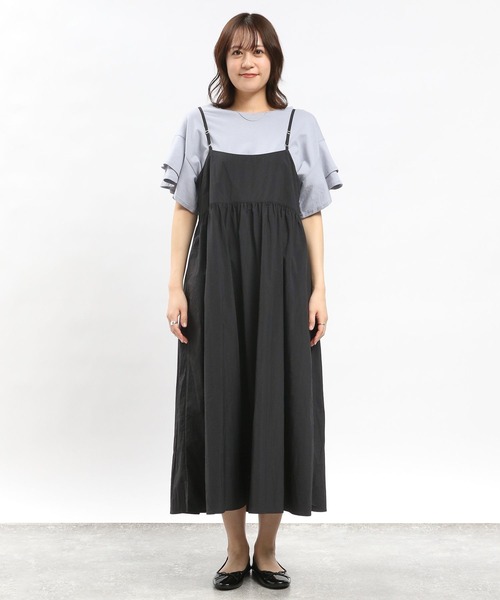 GLOBAL WORK Smile Seed Store（グローバルワーク スマイルシードストア）の「撥水UVライトキャミワンピース/100831（ワンピース・レディース・アイボリー/ブラック・LARGE/SMALL/MEDIUM/X-LARGE）」の9枚目の写真