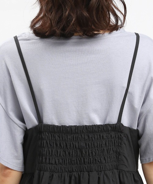 GLOBAL WORK Smile Seed Store（グローバルワーク スマイルシードストア）の「撥水UVライトキャミワンピース/100831（ワンピース・レディース・アイボリー/ブラック・LARGE/SMALL/MEDIUM/X-LARGE）」の3枚目の写真