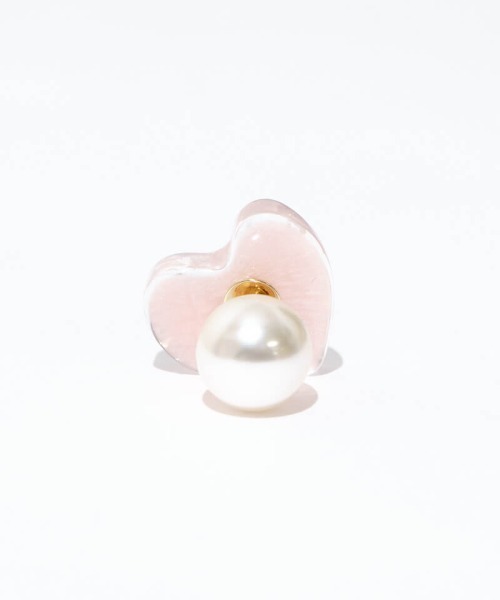 flower(フラワー)の「アイシーハートピアス(ピアス(片耳用)・レディース・ホワイト/ピンク・FREE)」の11枚目の写真