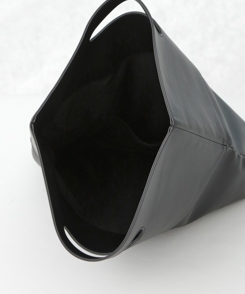 NANO universe(ナノユニバース)の「WEB限定/シンセティックレザー2WAYクラッチバッグ(クラッチバッグ・メンズ・ブラウン/ブラック・FREE)」の6枚目の写真