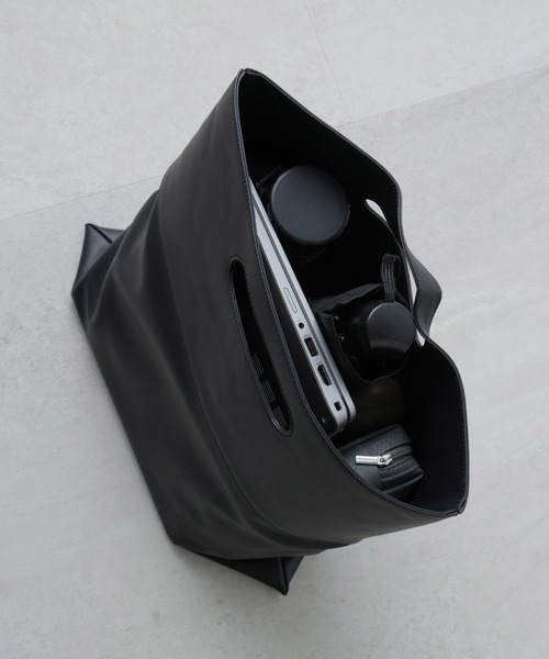 NANO universe(ナノユニバース)の「WEB限定/シンセティックレザー2WAYクラッチバッグ(クラッチバッグ・メンズ・ブラウン/ブラック・FREE)」の18枚目の写真