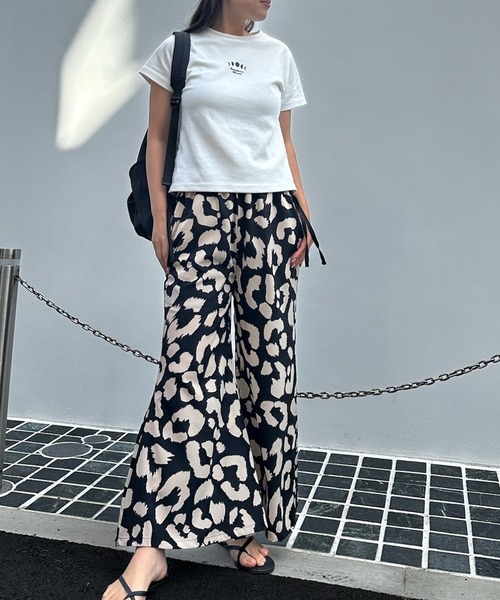 sandlessmoon(サンドレスムーン)の「サイドリボンTシャツ(Tシャツ/カットソー・レディース・ピンク/ホワイト・FREE)」の22枚目の写真