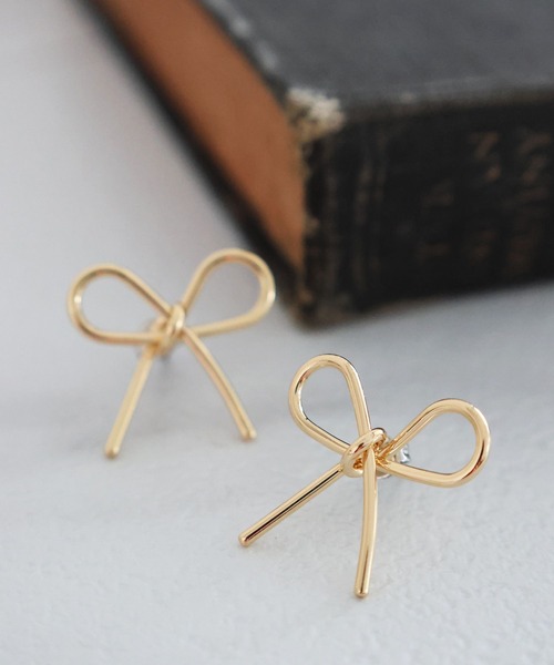 LAKOLE（ラコレ）の「華奢リボンピアス2 / 122109（ピアス（両耳用）・レディース・その他1/その他2・FREE）」の2枚目の写真