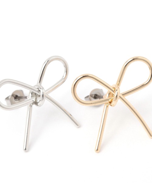 LAKOLE（ラコレ）の「華奢リボンピアス2 / 122109（ピアス（両耳用）・レディース・その他1/その他2・FREE）」の3枚目の写真