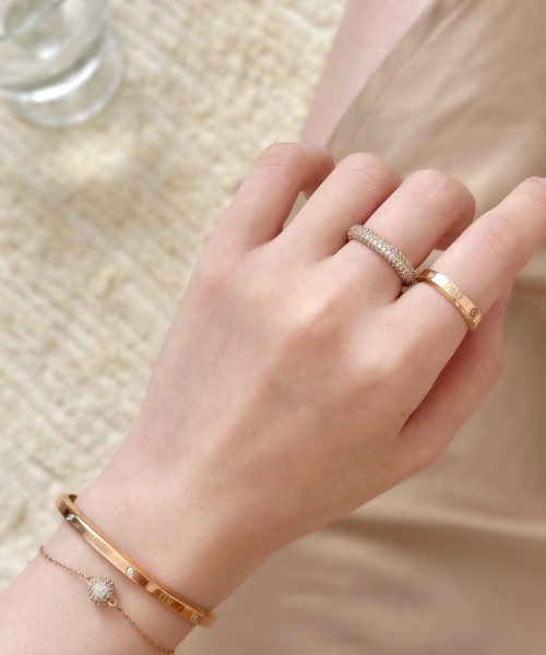 ダニエルウェリントンPAVE CRYSTAL PENDANT RING リング PAVE CRYSTAL PENDANT RING レディースリング ローズゴールド