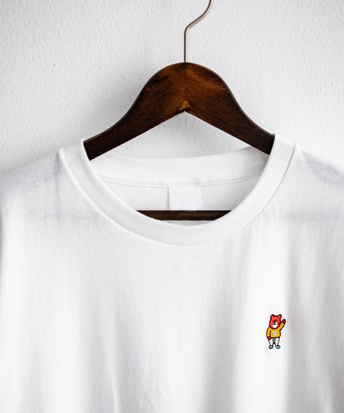 Rocky Monroe(ロッキーモンロー)の「ワンポイントクマ刺繍半袖Tシャツ(Tシャツ/カットソー・メンズ・ネイビー/ブラック/ホワイト・M/L/XL)」の19枚目の写真