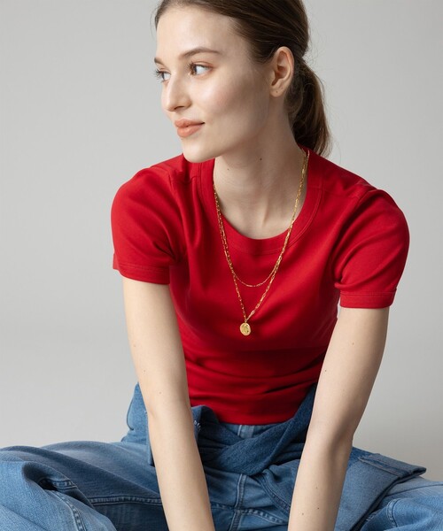 allureville（アルアバイル）の「【FLORE FLORE(フローレフローレ)】CAR TEE（Tシャツ/カットソー・レディース・ホワイト/ブラック/レッド・1）」の3枚目の写真