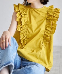 レディースのシャツ/ブラウス（イエロー/黄色系）ファッション通販