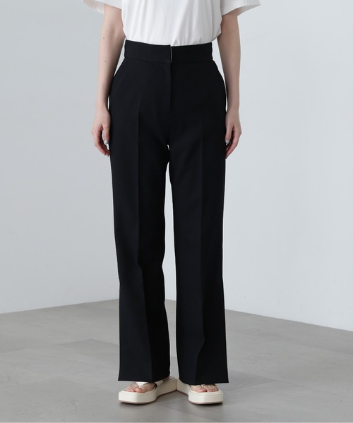 N.（N. Natural Beauty Basic）（エヌエヌナチュラルビューティーベーシック）の「◆サイドベントフレアパンツ（スラックス・レディース・ブラウン/ブラック・SMALL/MEDIUM）」の11枚目の写真