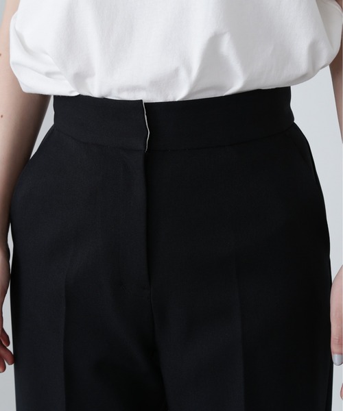 N.（N. Natural Beauty Basic）（エヌエヌナチュラルビューティーベーシック）の「◆サイドベントフレアパンツ（スラックス・レディース・ブラウン/ブラック・SMALL/MEDIUM）」の15枚目の写真