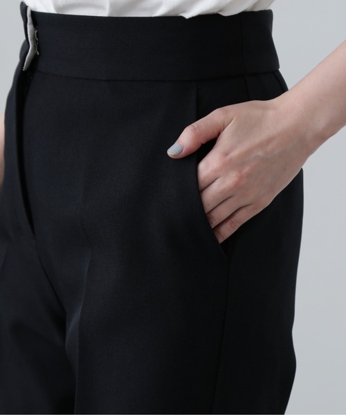 N.（N. Natural Beauty Basic）（エヌエヌナチュラルビューティーベーシック）の「◆サイドベントフレアパンツ（スラックス・レディース・ブラウン/ブラック・SMALL/MEDIUM）」の16枚目の写真