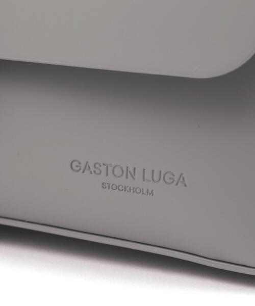GASTON LUGA（ガストンルーガ）の「GASTON LUGA/ガストンルーガ/SPLASH CROSSBODY BAG（ショルダーバッグ・メンズ・グレー/ブラック/ベージュ/チャコールグレー・F）」の9枚目の写真