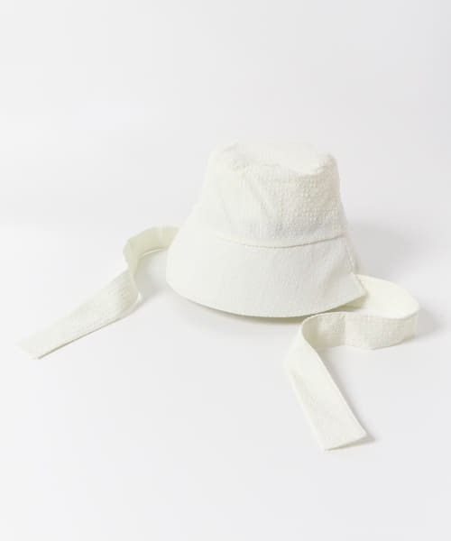 KBF（ケイビーエフ）の「リボン付きチェックバケットHAT（ハット・レディース・ホワイト/ブラック/オレンジ系その他・ONE）」の16枚目の写真