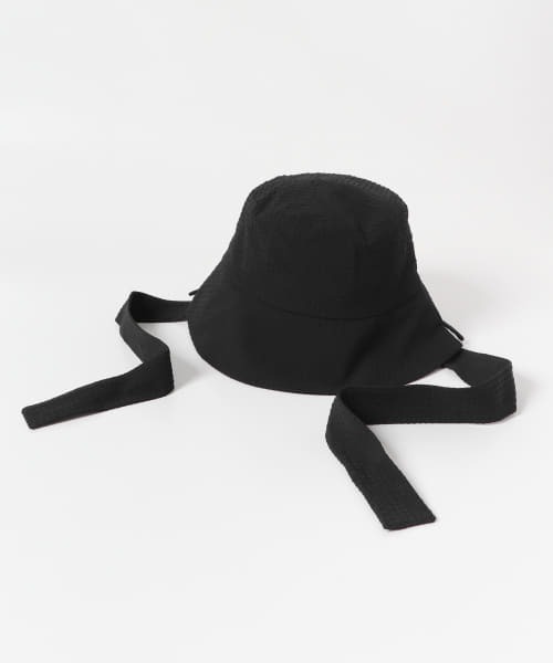 KBF（ケイビーエフ）の「リボン付きチェックバケットHAT（ハット・レディース・ホワイト/ブラック/オレンジ系その他・ONE）」の17枚目の写真