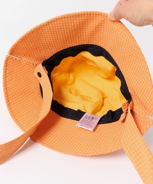 KBF（ケイビーエフ）の「リボン付きチェックバケットHAT（ハット・レディース・ホワイト/ブラック/オレンジ系その他・ONE）」の20枚目の写真