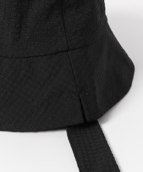 KBF（ケイビーエフ）の「リボン付きチェックバケットHAT（ハット・レディース・ホワイト/ブラック/オレンジ系その他・ONE）」の14枚目の写真