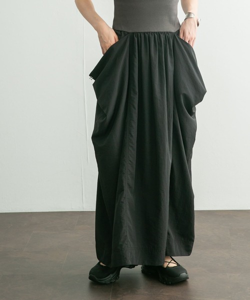 KBF(ケイビーエフ)の「ノースリーブ2WAYドッキングワンピース(ワンピース・レディース・ブルー系その他/チャコールグレー/イエロー・ONE)」の5枚目の写真