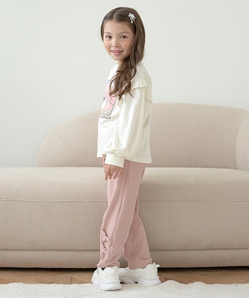 パンツ [pehrt] Petite Ribbon Leggings Lycee mine（リセマイン）の「【ともパン】サイドリボン付き