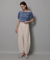 CADUNE（カデュネ）の「シアーベロアオフショル（Tシャツ