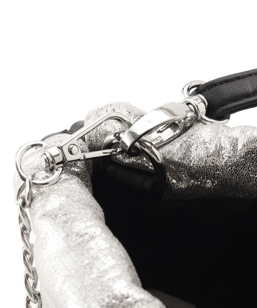 SHOO・LA・RUE（シューラルー）の「◆【スパンコール／シャイニー】アソート巾着ショルダーバッグ（ショルダーバッグ・レディース・シルバー/シルバー系5/シルバー系3/ブラック・00）」の9枚目の写真