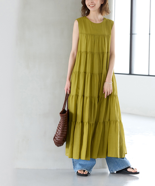 JOURNAL STANDARDワンピース新品 JOURNAL STANDARD LUXE ワンピース ソフトリネンシャツ