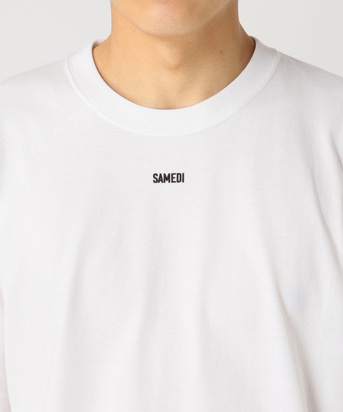 SKIN(スキン)の「skin × Ana Popescu / SAMEDI プリントTシャツ(Tシャツ/カットソー・メンズ・ホワイト/ピンク・MEDIUM/LARGE)」の3枚目の写真