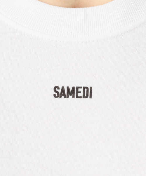 SKIN(スキン)の「skin × Ana Popescu / SAMEDI プリントTシャツ(Tシャツ/カットソー・メンズ・ホワイト/ピンク・MEDIUM/LARGE)」の18枚目の写真