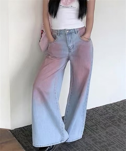 ★ モルガン MORGAN 薄ピンクのデニムパンツ ★ ☆ モルガン MORGAN 薄ピンクのデニムパンツ ☆ - メルカリ