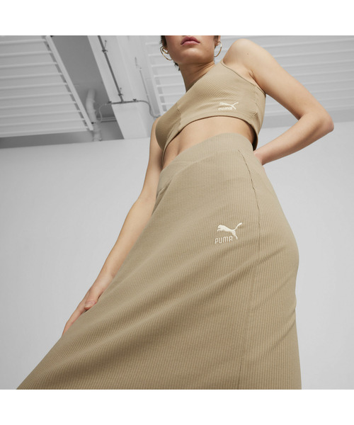 PUMA(プーマ)の「PUMA プーマ ウィメンズ CLASSICS リブ ミッド スカート(スカート・レディース・グリーン/ブラック・LARGE/MEDIUM/X-LARGE/SMALL)」の20枚目の写真