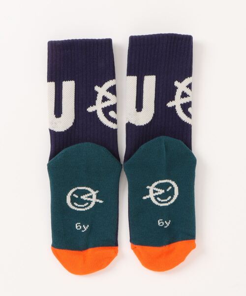 Wynken(ウィンケン)の「Wynken / ウィンクマークソックス(ソックス/靴下・キッズ・アイボリー/ダークネイビー・6Y/8Y/4Y)」の3枚目の写真