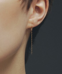 【les bon bon】片耳ラッドチェーンピアス les bonbon ピアス 「les bon bon」rad chain pierce BOB40
