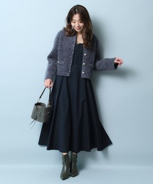 JUSGLITTY ジャスグリッティー フレアキャミワンピース JUSGLITTY（ジャスグリッティー）の「フレアキャミワンピース