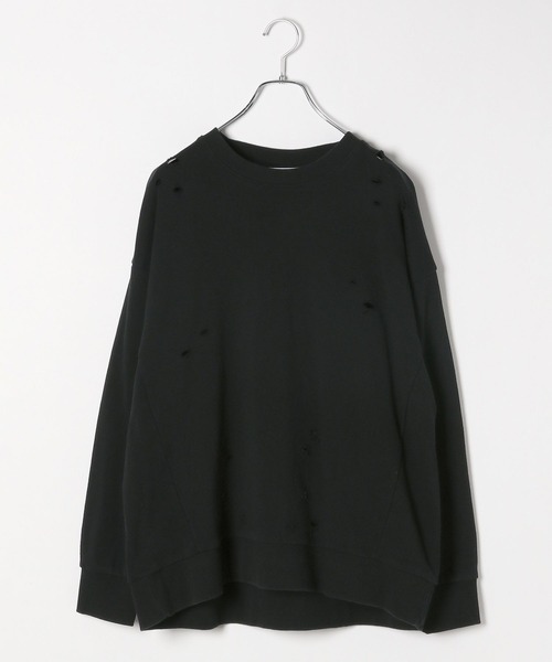 PAGEBOY（ページボーイ）の「ダメージBIGスウェット（スウェット・レディース・チャコールグレー/オートミール/ピンク・FREE）」の19枚目の写真