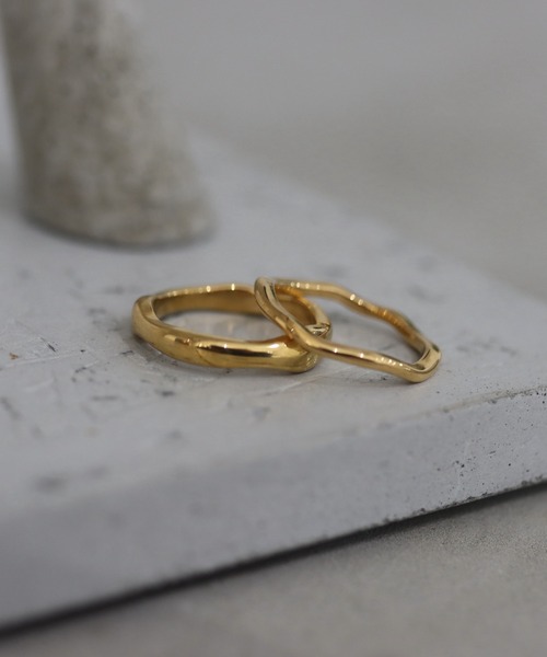 Rechic(リシック)の「二連ニュアンスリング(リング・レディース・ゴールド/シルバー・FREE)」の6枚目の写真