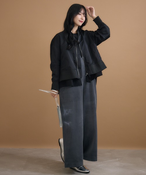 KATHARINE ROSS(キャサリンロス)の「【KATHARINE ROSS】ベロアサロペット(ジャンパースカート・レディース・チャコールグレー/ブラック・SMALL/MEDIUM)」の17枚目の写真