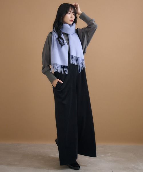 KATHARINE ROSS(キャサリンロス)の「【KATHARINE ROSS】ベロアサロペット(ジャンパースカート・レディース・チャコールグレー/ブラック・SMALL/MEDIUM)」の6枚目の写真