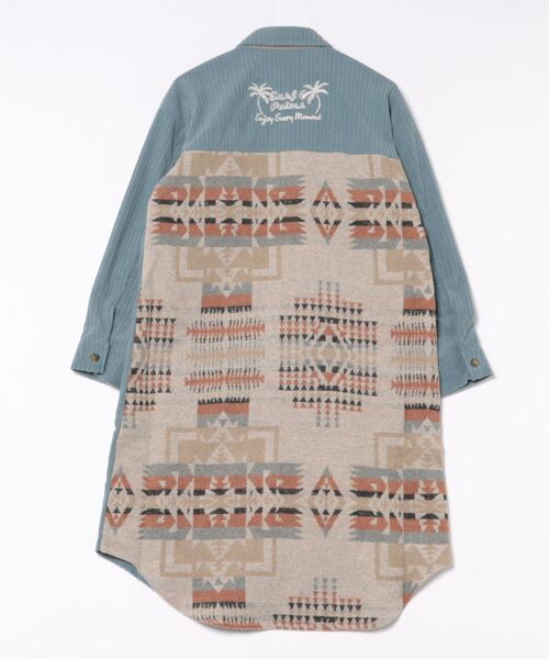 Kahiko(カヒコ)の「【Kahiko】SURF&Palms カリッサシャツワンピース(シャツワンピース・レディース・ホワイト/ベージュ/カーキ/ブルー/ブラウン/グリーン/チャコール/アイボリー・FREE)」の8枚目の写真