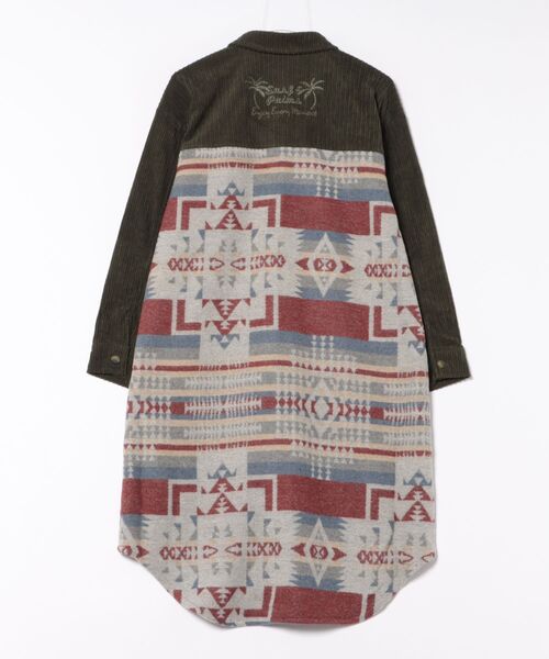 Kahiko(カヒコ)の「【Kahiko】SURF&Palms カリッサシャツワンピース(シャツワンピース・レディース・ホワイト/ベージュ/カーキ/ブルー/ブラウン/グリーン/チャコール/アイボリー・FREE)」の7枚目の写真