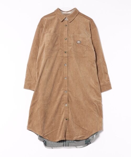 Kahiko(カヒコ)の「【Kahiko】SURF&Palms カリッサシャツワンピース(シャツワンピース・レディース・ホワイト/ベージュ/カーキ/ブルー/ブラウン/グリーン/チャコール/アイボリー・FREE)」の16枚目の写真